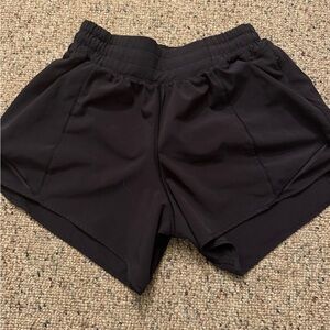 lululemon athletica Women's Black Athletic Shorts | 4 Tall